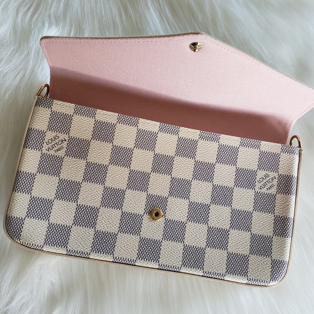 LOUIS VUITTON Felicie Pochette - Damier Azure - Picture 9 of 16